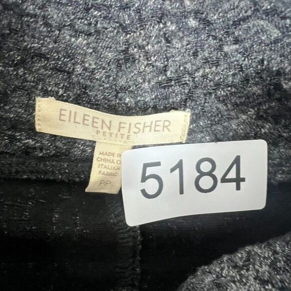 Eileen Fisher Stand Jacket Womens PP Gray Terrazzo Stretch Ripple Zip Up Collar - Picture 7 of 7